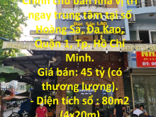 Chính chủ bán nhà vị trí ngay trung tâm tại Quận 1, Tp. Hồ Chí Minh.