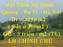 Chính chủ cần bán lô đất Thôn Dy - Minh Quang - Ba Vi - Hà Nội