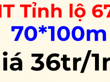 Lô đất tọa lạc Mặt tiền Tỉnh lộ 675, huyện Chư Prong, Gia Lai.