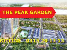 The Peak Garden Officetel-50m2-1.7 tỷ, Căn 2PN-3.5Tỷ, 3PN-5 tỷ, Vay 0 Lãi suất