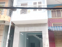 Nhà mới trệt/lầu mặt tiền đường Tùng Thiện Vương P12Q8