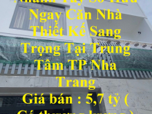 Nhanh Tay Sở Hữu Ngay Căn Nhà Thiết Kế Sang Trọng Tại Trung Tâm TP Nha Trang