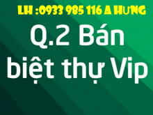 BÁN  459 m2 

Biệt thự sân vườn, hồ bơi tuyệt đẹp tại Thảo Điền, Quận 2