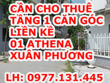 CHÍNH CHỦ CẦN CHO THUÊ TẦNG 1 CĂN GÓC TẠI