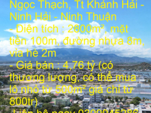 Chính chủ cần bán đất gần biển vị trí đẹp tại trung tâm Ninh Hải - Ninh Thuận