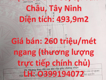 CHÍNH CHỦ bán gấp đất mặt tiền ĐT 795, tại Tân Châu, Tây Ninh