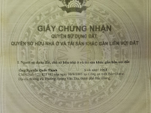 Chính chủ bán nhà mặt phố Nguyễn Văn Cừ, P.Hoàng Văn Thụ, TP Bắc Giang