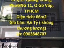 Bán Nhanh Căn Nhà Đẹp - Giá Tốt- Chốt Liền Tay Tại Quận Gò Vấp, TPHCM