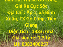 Bán Đất Thị Xã Gò Công, Giá Rẻ Cực Sốc