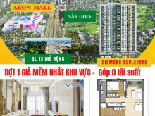 Chính thức nhận booking Diamond Boulevard - Đất Xanh Miền Nam - Mặt tiền QL13 - chỉ với 31 triệu/m2