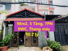 Bán nhà Nguyễn Tư Giản, Phường 12, Gò Vấp – 97m2, 5 tầng, thang máy.