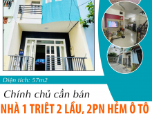 Chính chủ cần bán nhà 1 triệt 2 lầu, 2PN hẻm ô tô tại Nguyễn Thiện Thuật