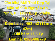 CHÍNH CHỦ Cần Bán Gấp Căn Nhà Mái Thái Đẹp Tại TP Pleiku, Gia Lai