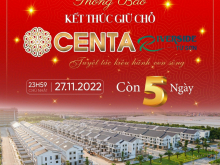 CƠ HỘI ĐẦU TƯ CUỐI CÙNG TẠI  CENTA RIVERSIDE TỪ SƠN. CHỈ CÒN 5 NGÀY SẼ KẾT THÚC GIỮ CHỖ, NHANH TAY LIÊN HỆ 0984422588