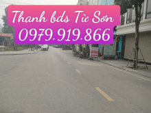 TỪ SƠN  CHỈ HƠN 13 TR IỆU 1 M2  ĐƯỜNG 2 Ô TÔ TRÁNH NHAU DIỆN TÍCH 150 M MẶT TIỀN 6 M   (CÓ THƯƠNG LƯỢNG SÂU )

khu phố Kim Thiều   phường Hương Mạc thành phố