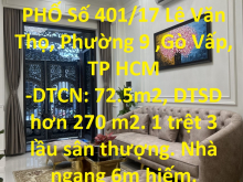 CẦN BÁN BIỆT THỰ PHỐ Số 401/17 Lê Văn Thọ, Phường 9 ,Gò Vấp, TP HCM