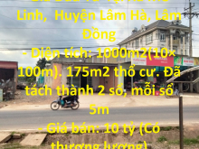 Cần Bán Gấp Lô Đất Đẹp Gía Đầu Tư Tại Xã Mê Linh,  Huyện Lâm Hà, Lâm Đồng
