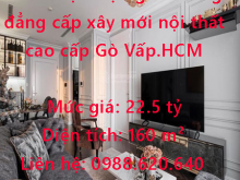 Bán biệt thự nghỉ dưỡng đẳng cấp xây mới nội thất cao cấpĐường Nguyễn Văn Khối, Phường 9, Gò Vấp, Hồ Chí Minh