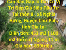 KHAI XUÂN CHÍNH CHỦ Cần Bán Gấp lô Đất Có Vị Trí Đẹp Giá Siêu Đầu Tư Tại Tỉnh GIA LAI