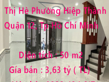 Cần bán Nhà DT 50 m2 nằm ở Trần Thị Hè Phường Hiệp Thành, Quận 12, Tp Hồ Chí Minh