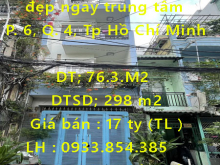 Chính chủ cần bán nhà đẹp ngay trung tâm Đường Bến Vân Đồn, Phường 6, Quận 4, Tp Hồ Chí Minh