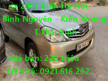 Bán xe số sàn Inova sx 2007 biển Hà Nội một chủ Bình Nguyên - Kiến Xương - Thái Bình