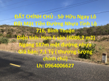 ĐẤT CHÍNH CHỦ - Sở Hữu Ngay Lô Đất Mặt Tiền Đường Nhựa Tỉnh Lộ 716 Vị Trí Đắc Địa