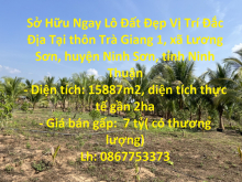 Sở Hữu Ngay Lô Đất Đẹp Vị Trí Đắc Địa Tại huyện Ninh Sơn, tỉnh Ninh Thuận