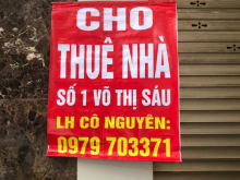 CHÍNH CHỦ CẦN CHO THUÊ NHÀ 5 TẦNG TẠI SỐ 1 VÕ THỊ SÁU, NGÔ QUYỀN, HẢI PHÒNG.