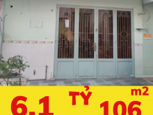 Bán gấp Nhà Cấp 4 Nguyễn Văn Quỳ, 106m2, 4m x 26.5m, Giá 6.1 Tỷ, số vuông như A4
