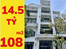 Bán Nhà 5 tầng Mặt Tiền Kinh Doanh Đường Số 14, 108m2, ngang 5m, Giá 14.5 Tỷ, ôtô ngủ nhà, Tân Thuận Tây, Quận 7