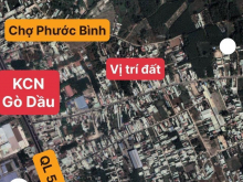 Bán đất xã Phước Bình gần KCN Gò Dầu, 5x20, 40tc, giá rẻ