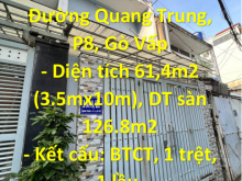 CHÍNH CHỦ CẦN BÁN NHANH Căn  Nhà Đường Quang Trung, P8, Gò Vấp