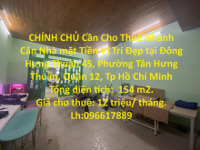 CHÍNH CHỦ Cần Cho Thuê Nhanh Căn Nhà mặt Tiền Vị Trí Đẹp tại quận 12, TPHCM