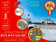 Chính chủ cần bán 2 lô đất giáp nhau 2 mặt thoáng tại trung tâm phường Hòa Nghĩa, quận Dương Kinh giá bán 1 lô 495tr.