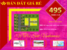 Cần bán lô đất nằm trung tâm quận Dương Kinh, giá rẻ 495tr/Lô- gần khu đô thị Vinhomes.