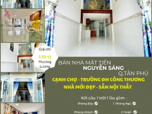 Bán nhà Mặt Tiền  MỚI-ĐẸP, 25m2, 1 LẦU, 2.59 tỷ GẦN ĐH Công Thương