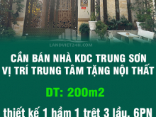 CẦN BÁN NHÀ KDC TRUNG SƠN VỊ TRÍ TRUNG TÂM TẶNG NỘI THẤT.