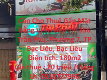 Cần Cho Thuê Gấp Mặt Bằng Vị Trí Đẹp Tại 356 Trần Phú, Phường 7, TP Bạc Liêu, Bạc Liêu