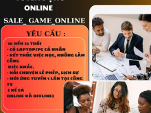 Tuyển Dụng Online Sale game- online