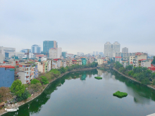 Bán Tòa Nhà, View Hồ Phương Mai, Quận Đống Đa, 110m x 9T. Giá 38 tỷ.