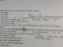 Sát HXH sát Phạm Văn Chí Quận 6 4 tầng 45m2 nhỉnh 4 tỷ.