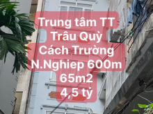 BÁN NHÀ THỊ TRẤN TRÂU QUỲ 65m2, NGÕ Ô TÔ,4.6 TỶ, ĐANG CHO THUÊ 15tr 1 THÁNG