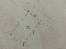 Cần bán lô đất phân lô Tân Phú - QUốc Oai 55.4m2 mặt tiền rộng ô tô vào đất sổ vuông chính chủ ssgd