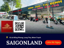 Công Ty Saigonland Nhơn Trạch - Chuyên Ký gửi-  mua nhanh - bán nhanh đất nền dự án Hud Nhơn Trạch Đồng Nai