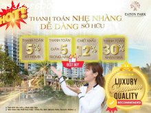 Chỉ 450 triệu (5%) ký HĐMB sở hữu ngay căn hộ 2PN Eaton Park - Quận 2 - Tổ ấm mới giữa lòng TP