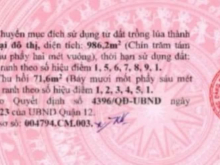 BÁN (1.105M2) ĐẤT VÀ NHÀ MẶT TIỀN ĐÔNG HƯNG THUẬN 17, QUẬN 12. GIÁ 45 TỶ TL