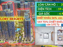 VINHOME GRAND PARK CĂN HỘ 2PN+1 - 67M2 CHIẾT KHẤU 36% CÒN 3.15 TỶ, VAY 70% HỖ TRỢ 24 THÁNG 