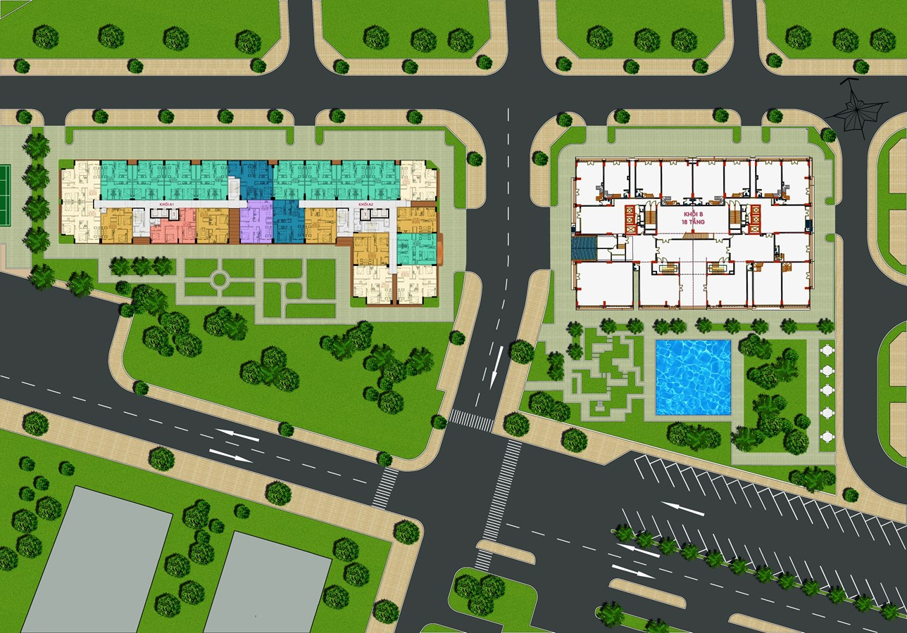Mô hình dự án căn hộ CTL Tower Tham Lương Quận 12