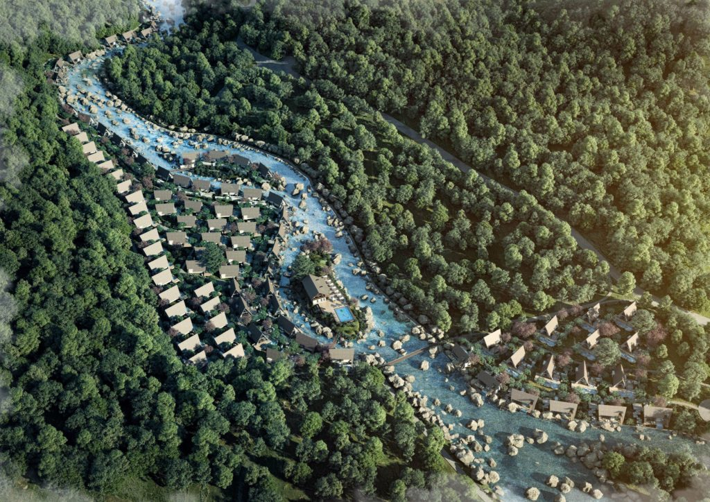 Phối cảnh dự án Bạch Mã Hill Spring Resort